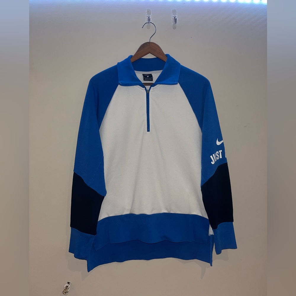 Vintage looking Nike polo quarter zip sweater